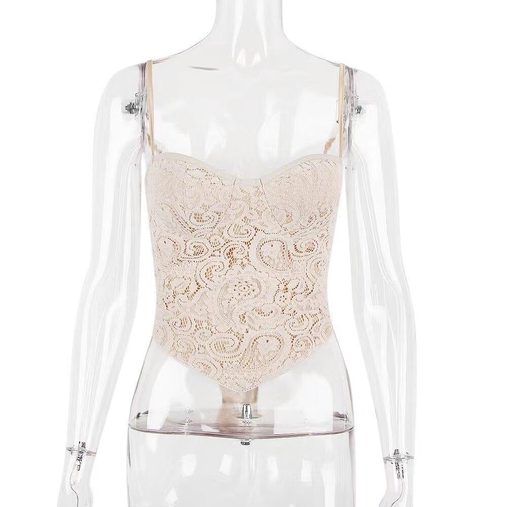 TOP IN PIZZO PAISLEY CREMA
