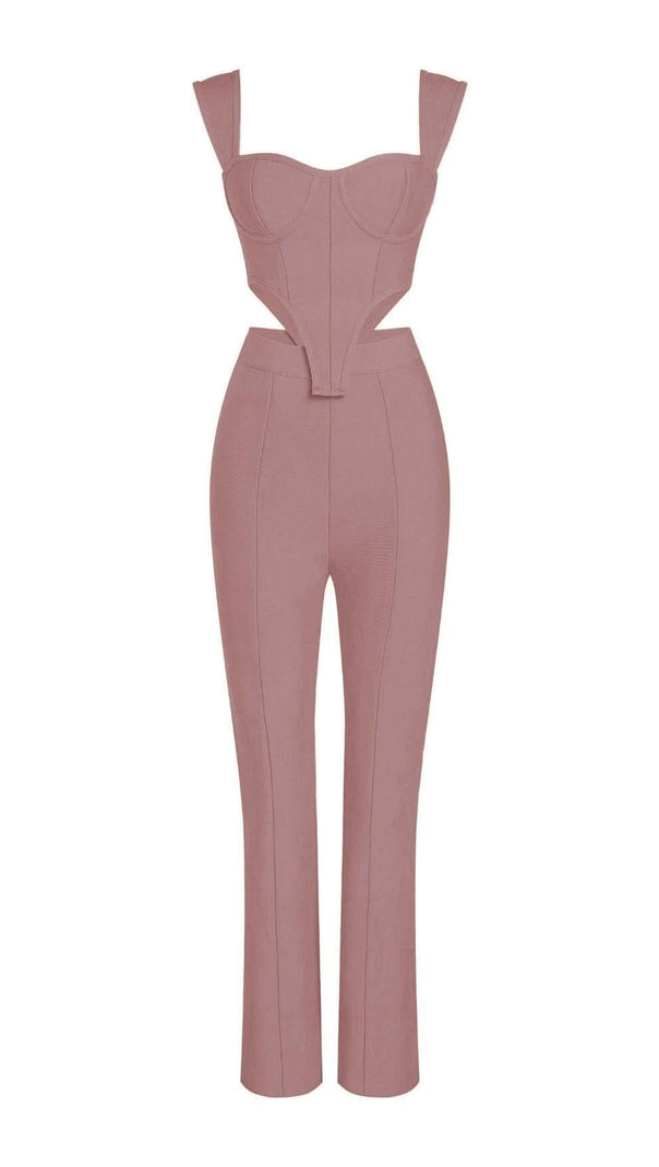 AIIZIE BANDAGE CUT OUT TWO PIECE SET IN NUDE - product image