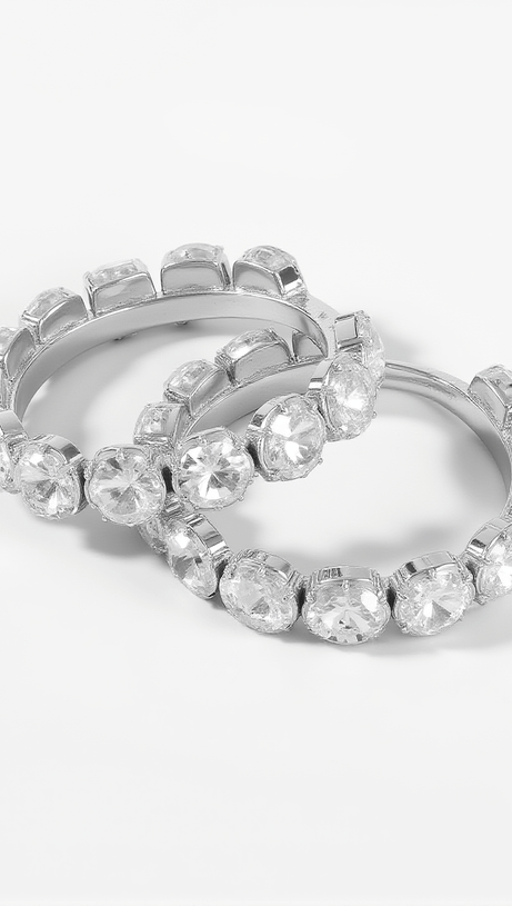 TERRA DIAMANTE HOOP EARRINGS