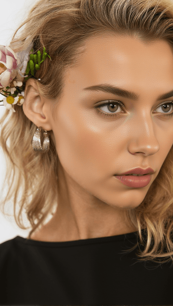 AIIZIE MERIDIAN LAYERED CIRCLE EARRINGS - product image