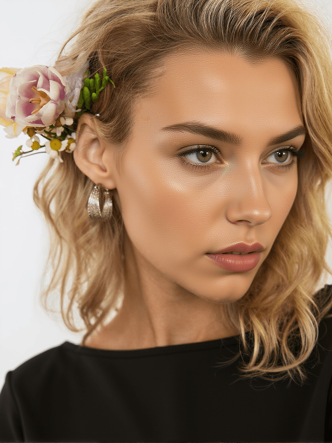 MERIDIAN LAYERED CIRCLE EARRINGS