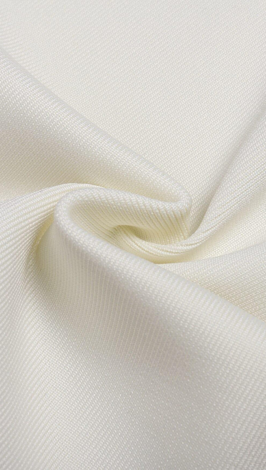 BANDAGE SOFT PLEATED MINI DRESS IN WHITE