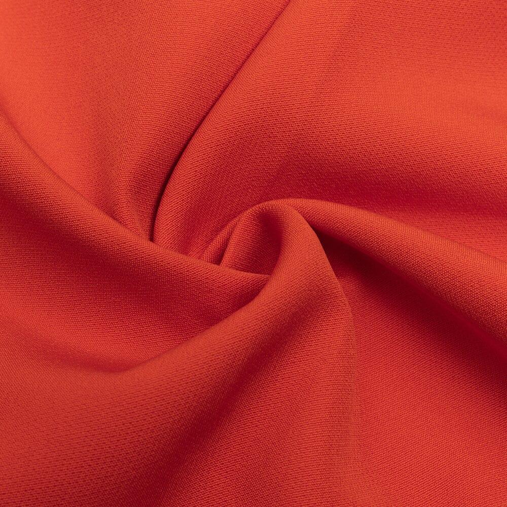 AIIZIE ORANGE ONE SHOULDER CLOAK SLEEVE WRAP HEM DRESS - product image