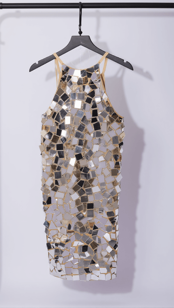 AIIZIE APRIL EMBELLISHED MINI DRESS - product image