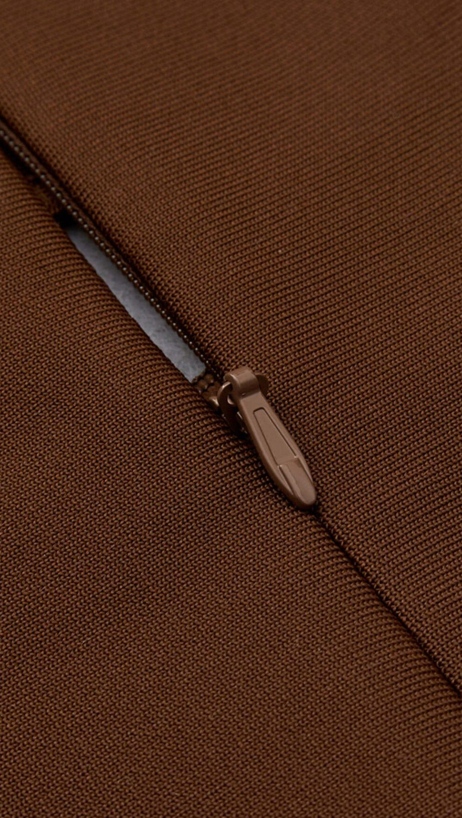 BANDAGE CUT-OUT LACE PATCHWORK EMBELLISHED DRESS COFFEE