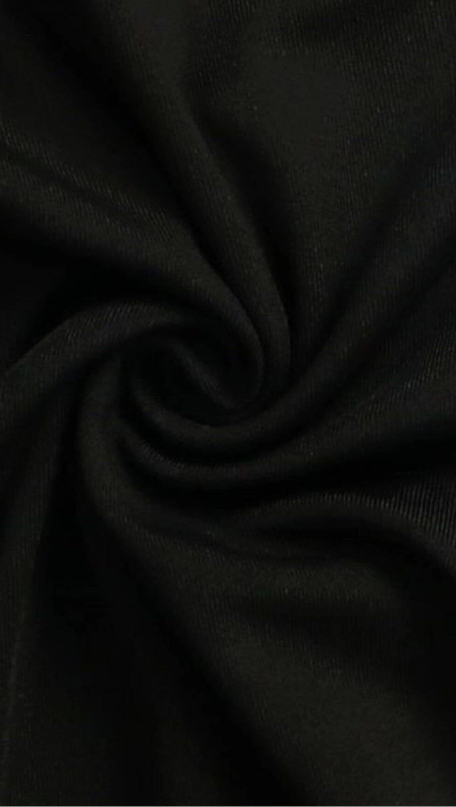 POLYESTER IRON-ON HALTER SLEEVELESS ONE STEP DRESS IN BLACK