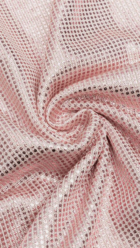 ONE-SHOULDER LONG-SLEEVE SILK SLIT DRESS