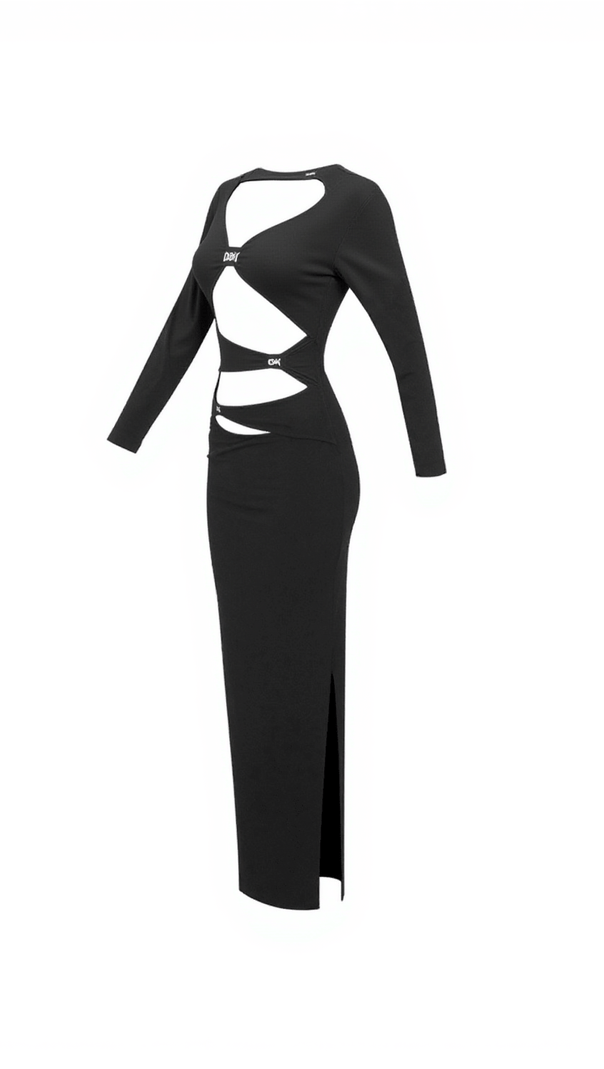 AIIZIE LUDO BUTTERFLY EMBELLISHED CUTOUT DRESS - product image