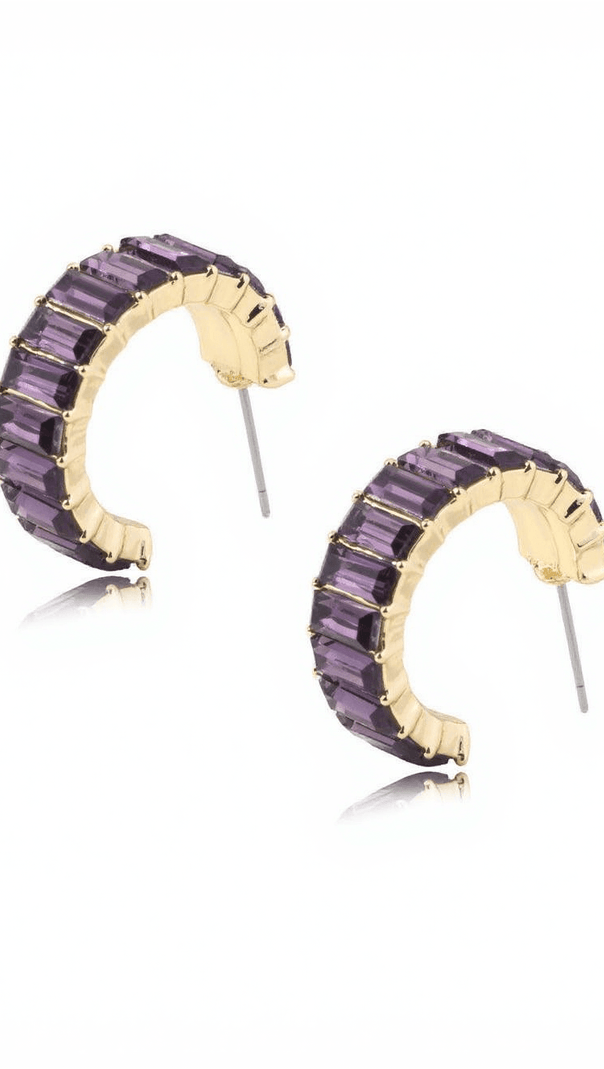 AIIZIE OTTILIE RING CRYSTAL EARRINGS - product image