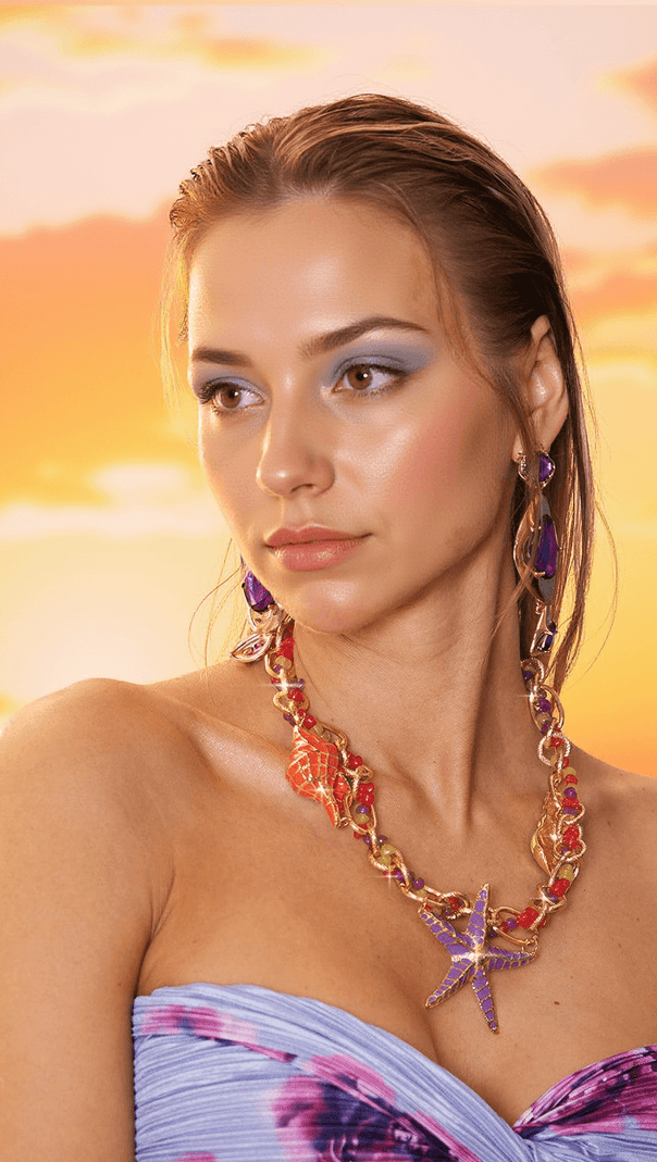AIIZIE MIKKO GEOMETRIC RHINESTONE EARRINGS - product image