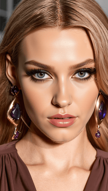 ORECCHINI GEOMETRICI CON STRASS MIKKO