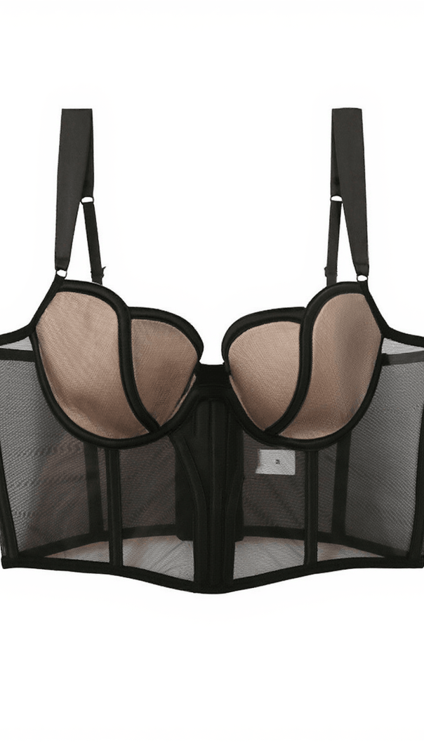 AIIZIE LEVON PATCHWORK CORSET TOP - product image