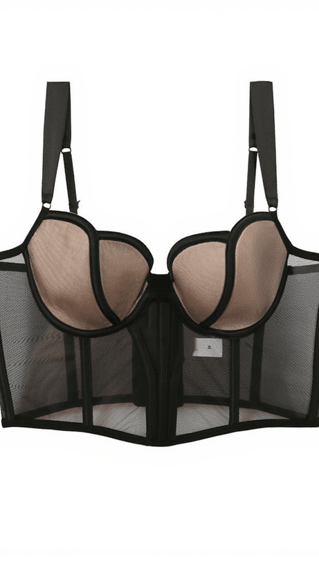 LEVON PATCHWORK CORSET TOP