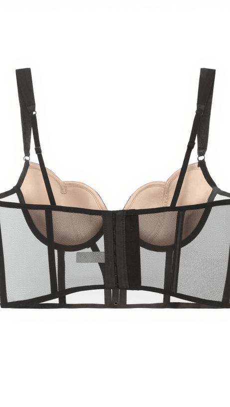 LEVON PATCHWORK CORSET TOP