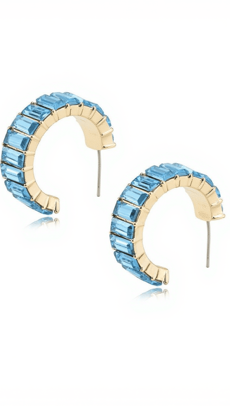 OTTILIE RING CRYSTAL EARRINGS