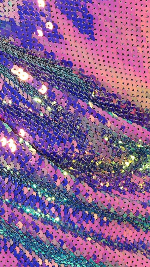 AIIZIE SEQUIN OFF SHOULDER MINI DRESS IN PURPLE - product image