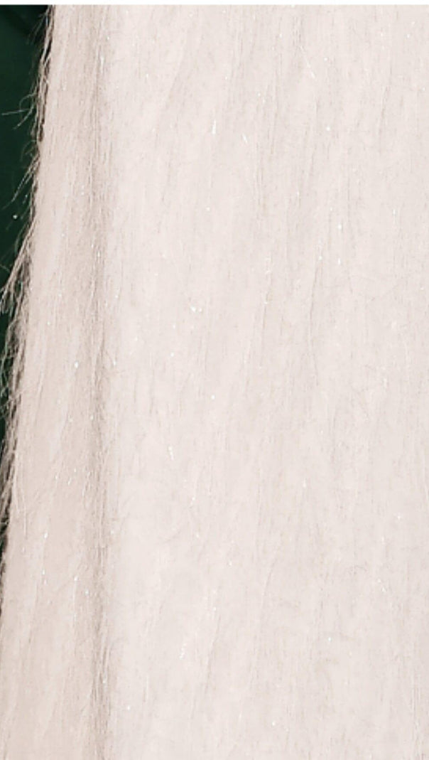 AIIZIE PLAIN CLOTH FEATHER ONE SHOULDER MAXI DRESS IN WHITE - product image