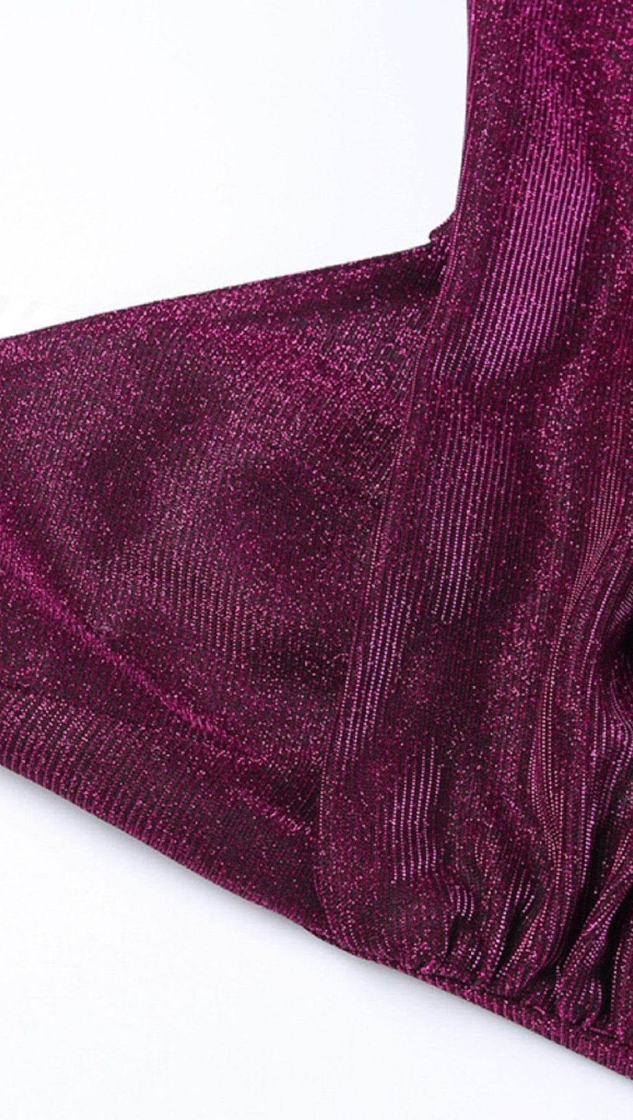 MINI ABITO LUCIDO A CODA DI PESCE VIOLA