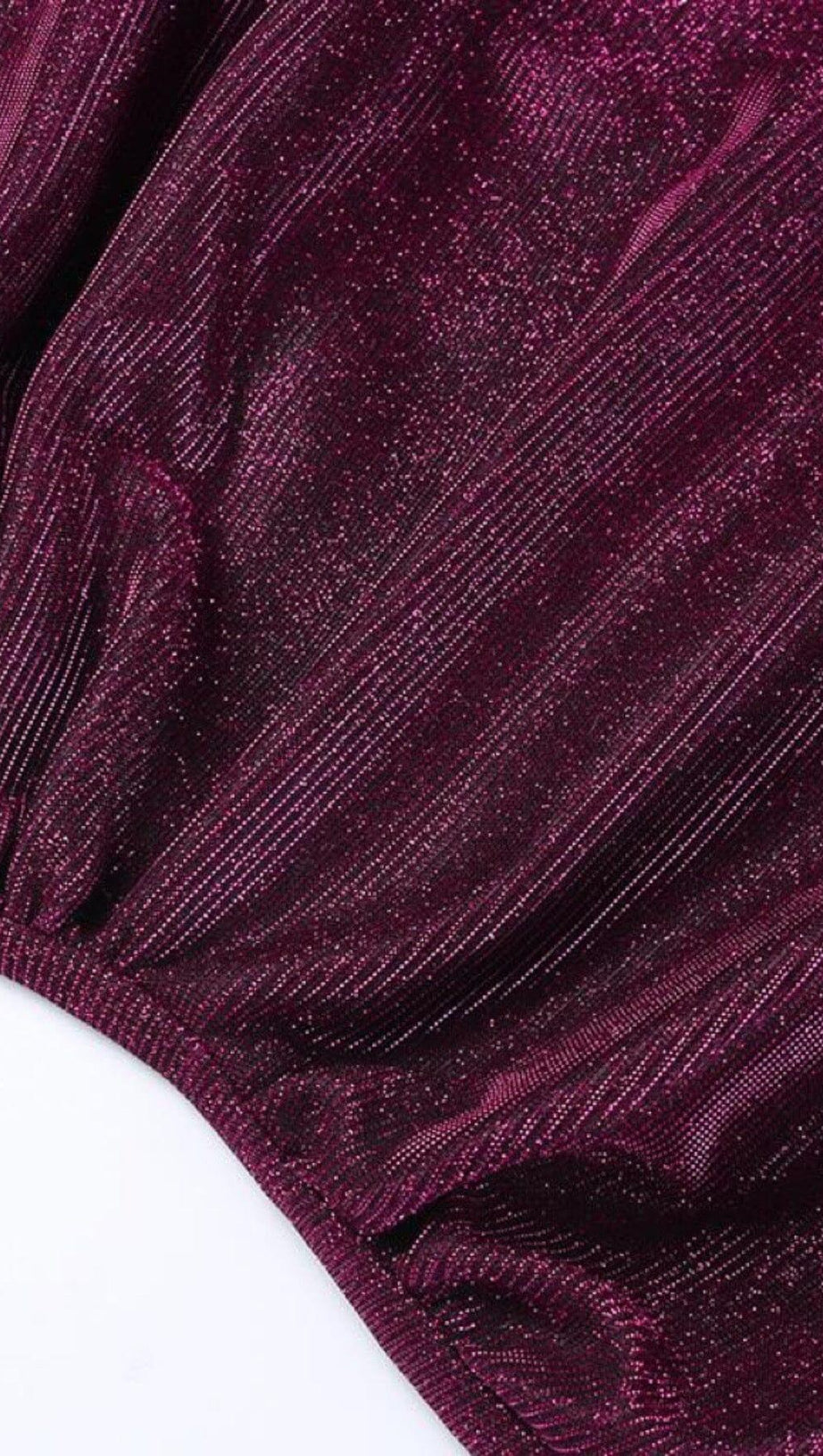 MINI ABITO LUCIDO A CODA DI PESCE VIOLA