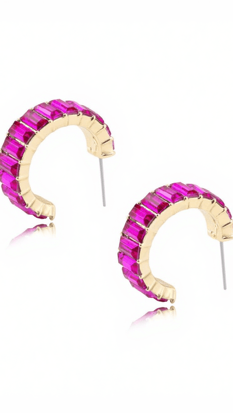 OTTILIE RING CRYSTAL EARRINGS