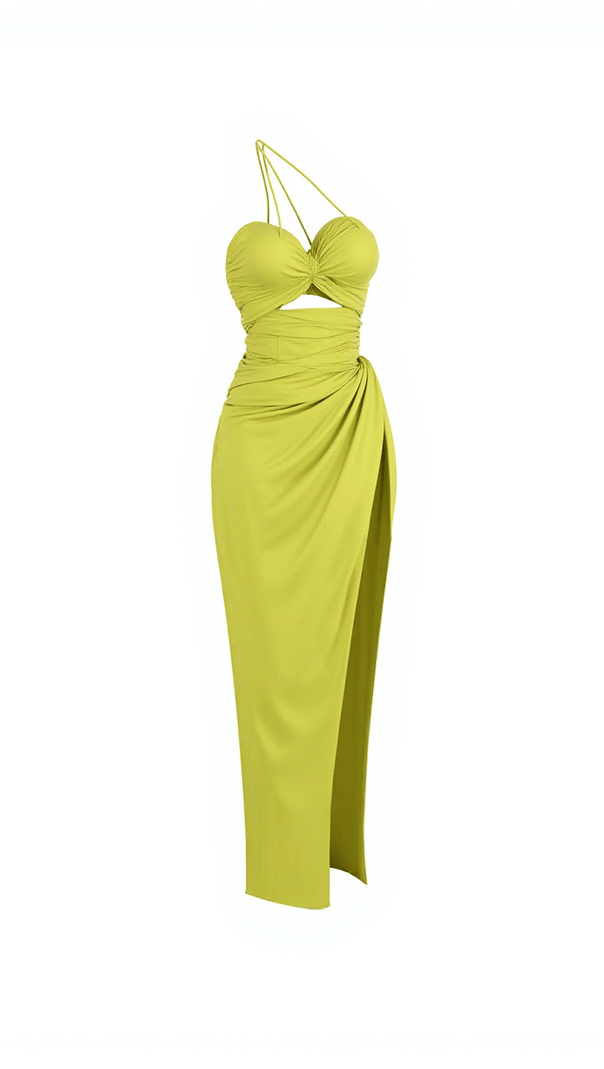AIIZIE CHOU LACE UP CUTOUT MAXI DRESS - product image