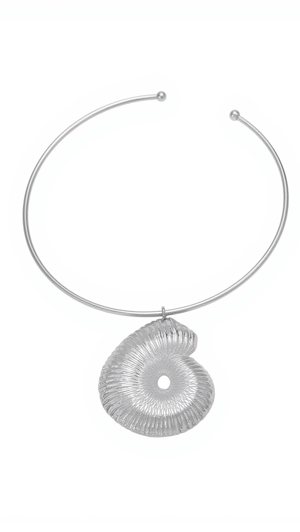 AIIZIE PAMELA METALLIC CONCH NECKLACE - product image