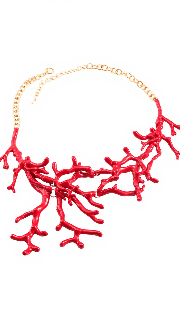 AIIZIE SUZUME RED CORAL NECKLACE - product image