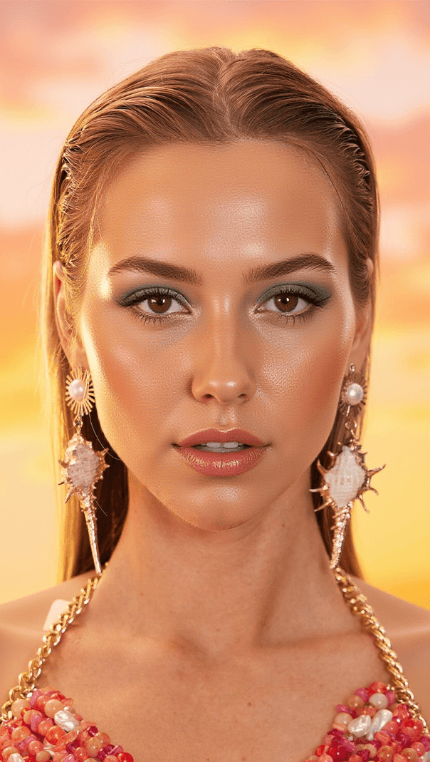 AIIZIE HOSHI PEARL CONCH EARRINGS - product image