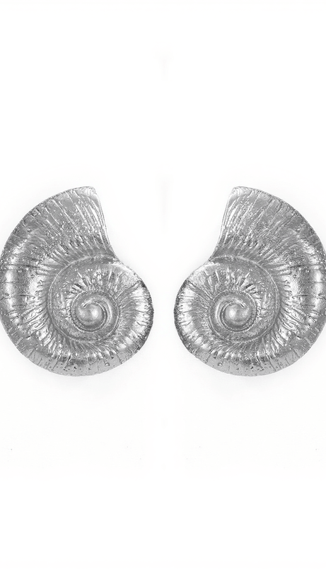 PAMELA METALLIC CONCH EARRINGS