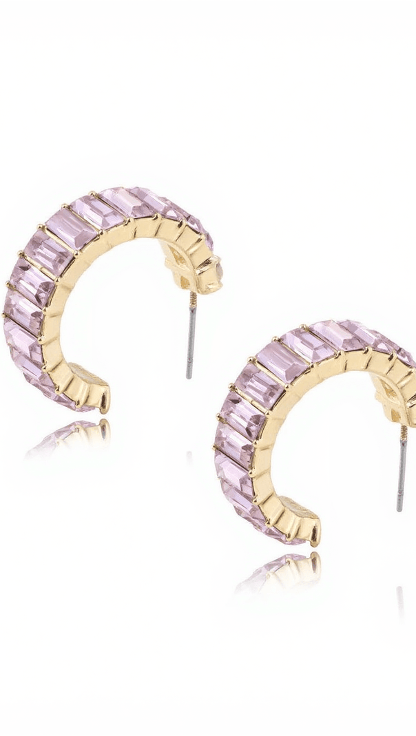 AIIZIE OTTILIE RING CRYSTAL EARRINGS - product image