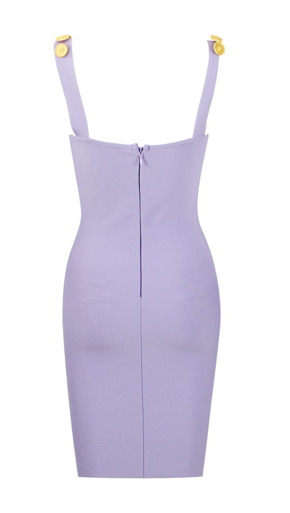 PURPLE ORANGE BANDAGE MINI  DRESS