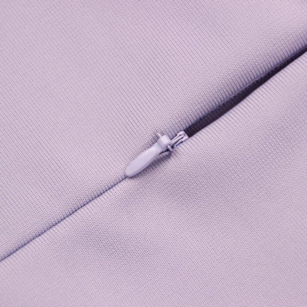 MINI ABITO CON BENDAGGI VIOLA-ARANCIONE