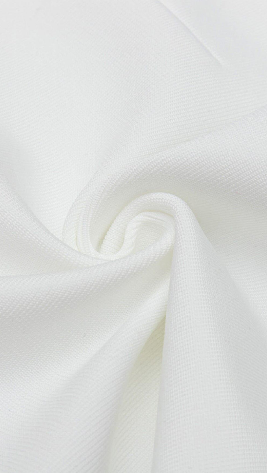 MESH STITCHED SKINNY MINI DRESS IN WHITE