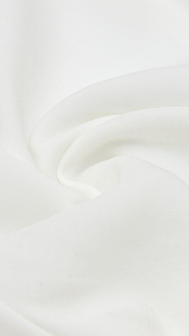 Pearl-Decorated Suit in White
