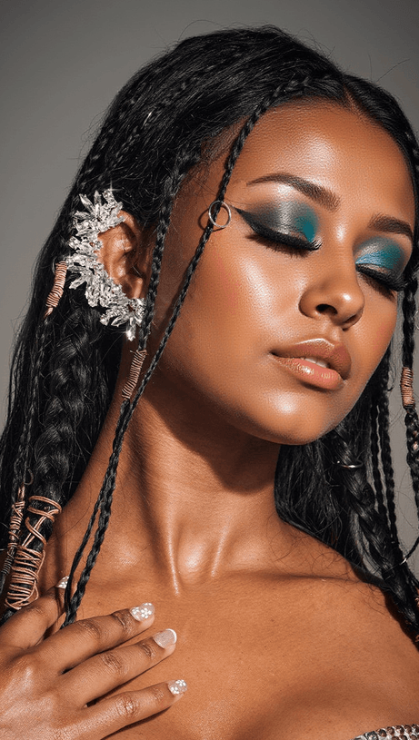 AMBIKA CRYSTAL EARRINGS