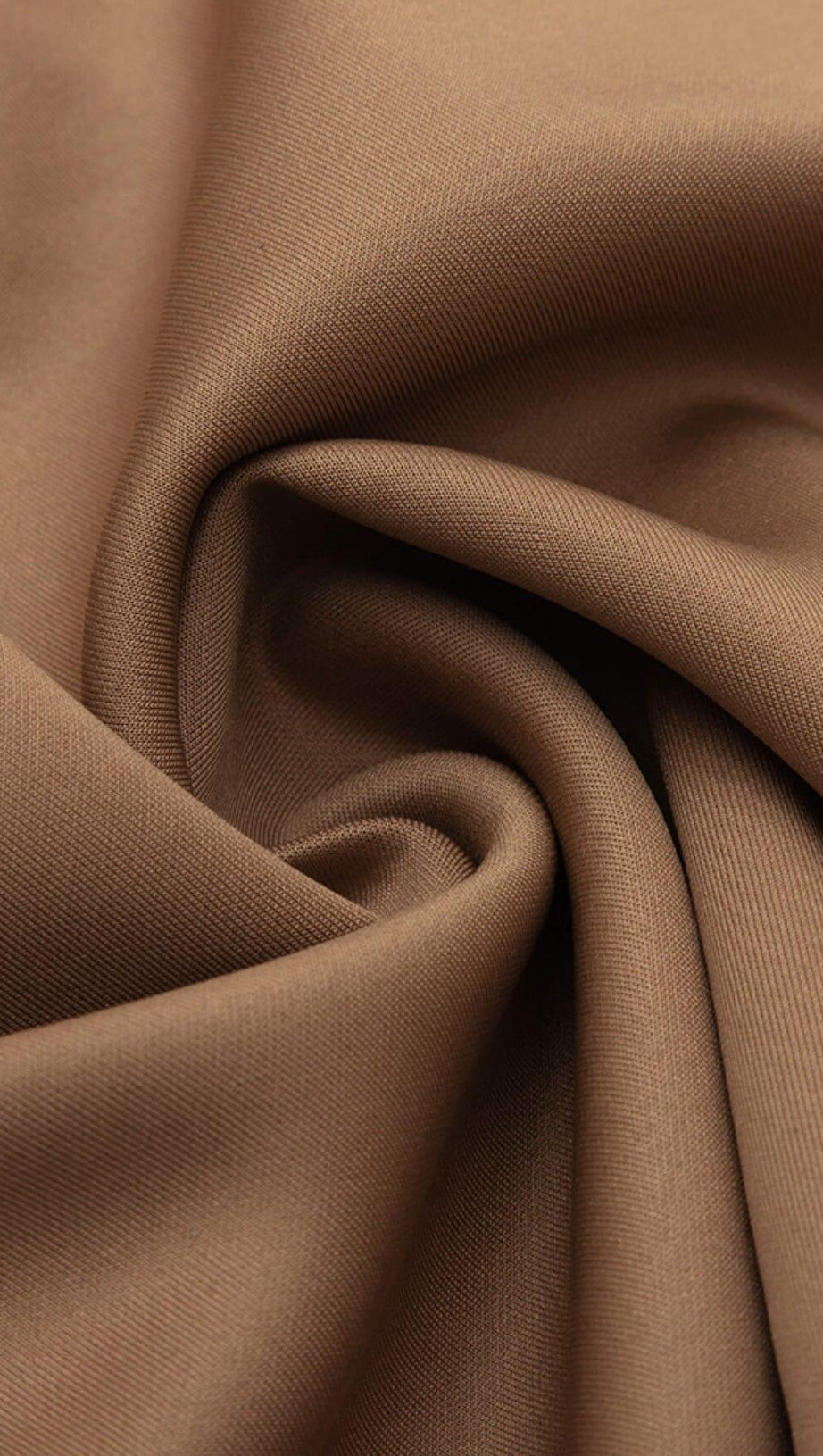 STRETCH LONG SLEEVES MINI DRESS IN PARCHMENT