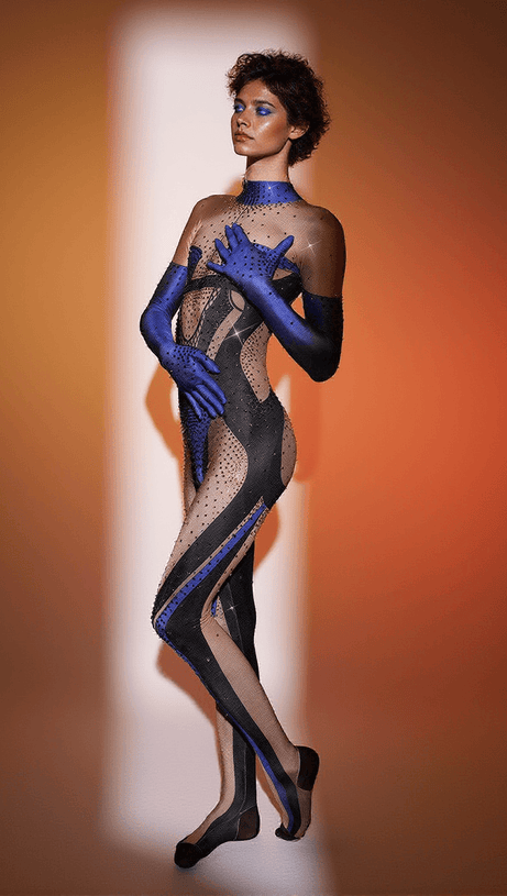 HERSHEL PRINTED RHINESTONE JUMPSUIT