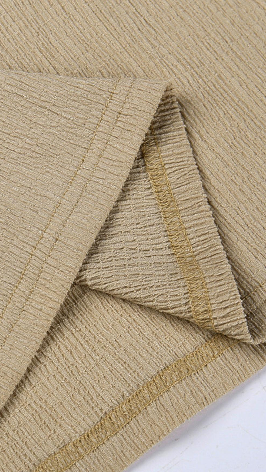 LONG SLEEVES V NECK MINI DRESS