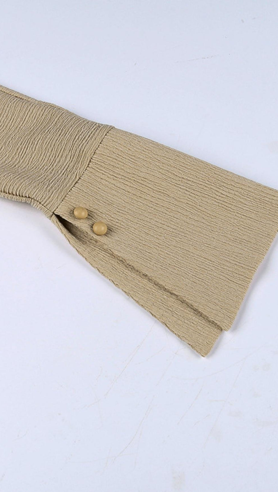 LONG SLEEVES V NECK MINI DRESS