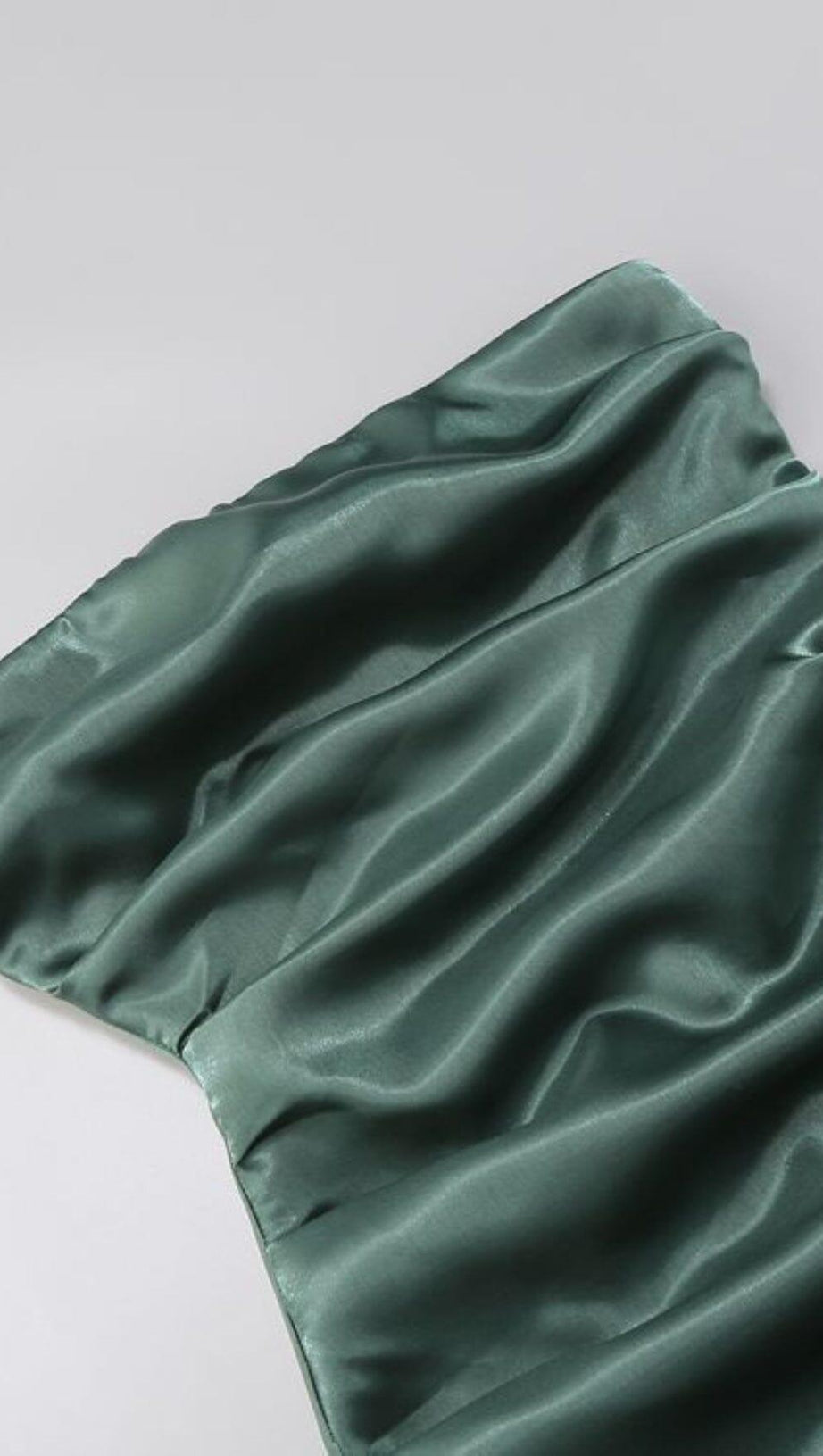 STRAPLESS BOWKNOT MINI DRESS IN GREEN