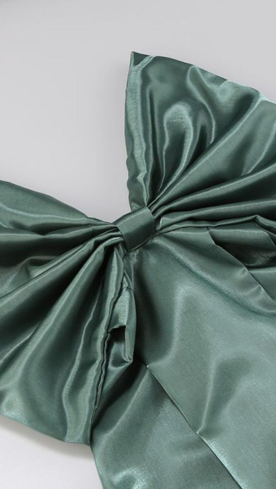 STRAPLESS BOWKNOT MINI DRESS IN GREEN