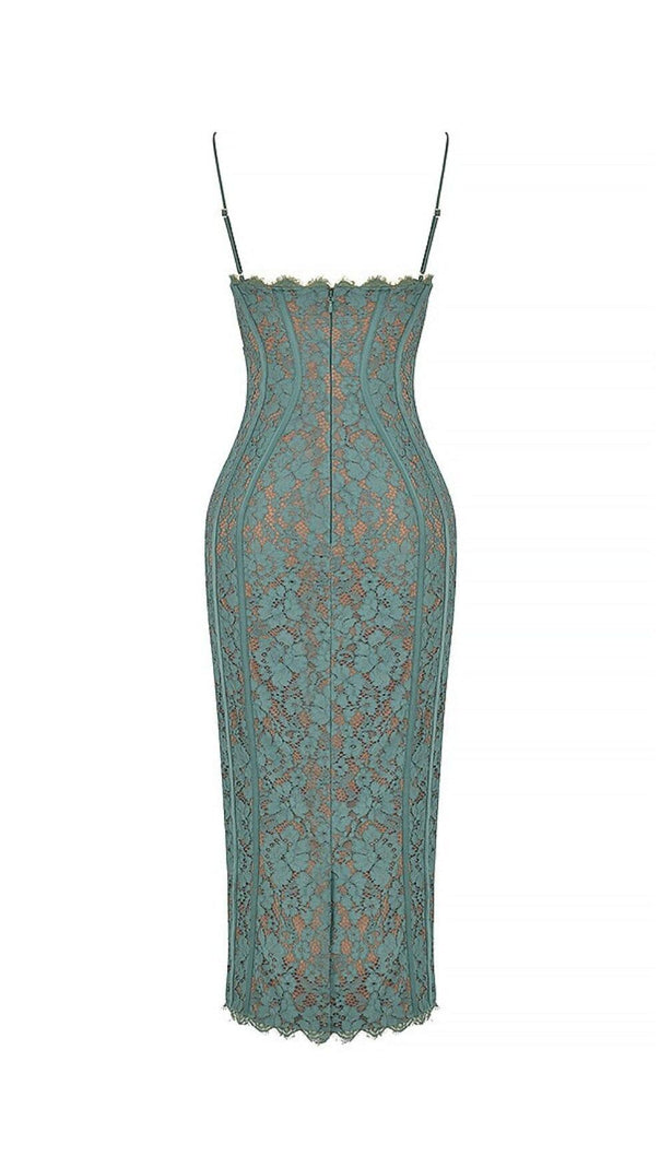 AIIZIE FOREST LACE MIDI DRESS - product image