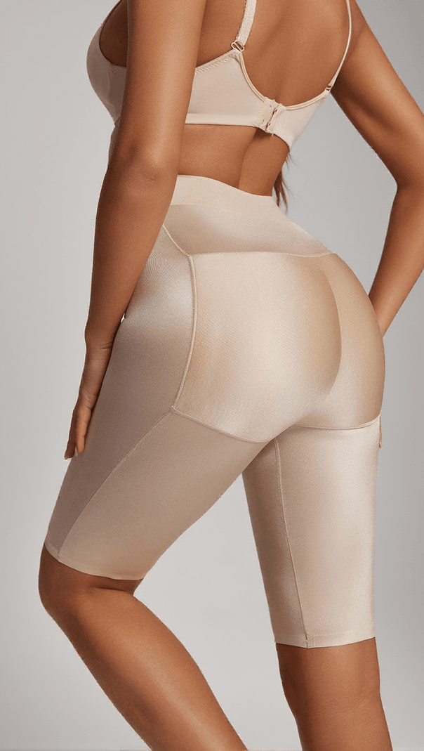 AIIZIE BANDIT SCULPT HIGH WASTED MID THIGH SHORTS - product image