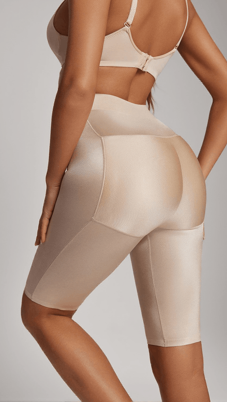 BANDIT SCULPT HIGH WASTED MID THIGH SHORTS