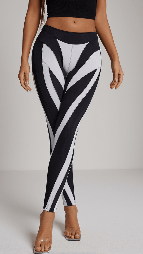 AIIZIE OSWALD STRIPE LEGGINGS - product image
