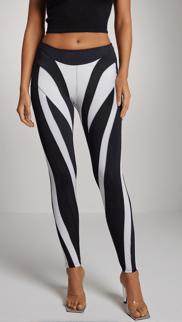 AIIZIE OSWALD STRIPE LEGGINGS - product image