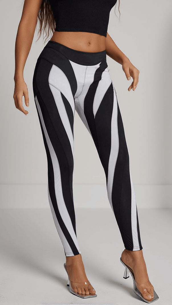 AIIZIE OSWALD STRIPE LEGGINGS - product image