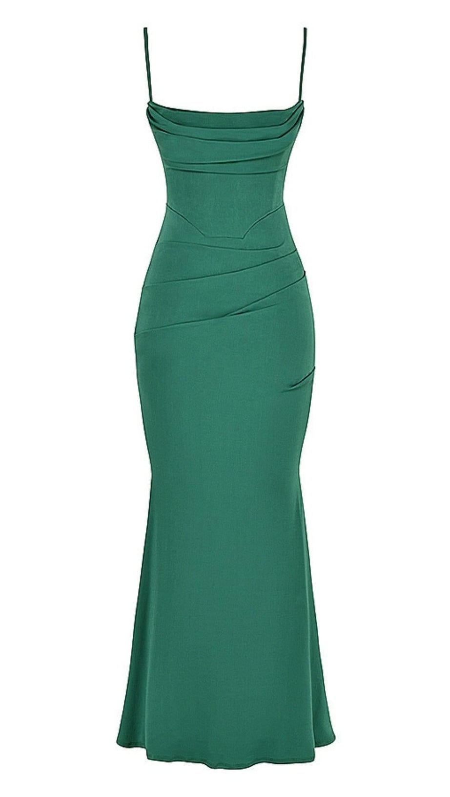 FOREST CORSET MAXI DRESS