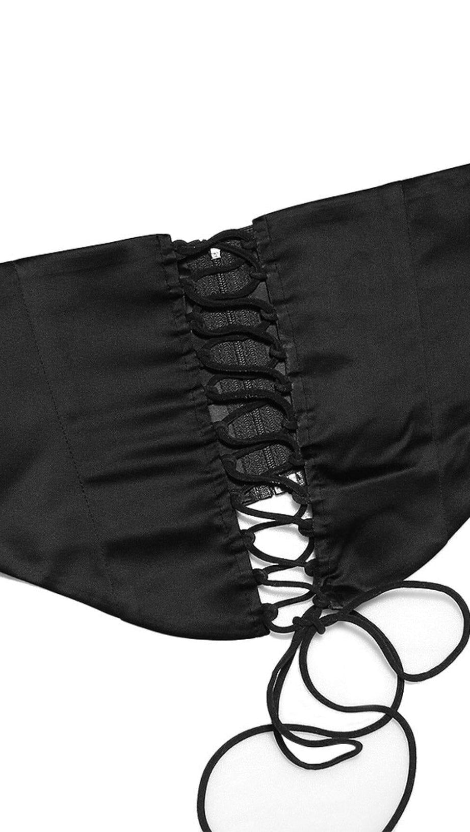 SATIN CORSET SLIP MINI DRESS