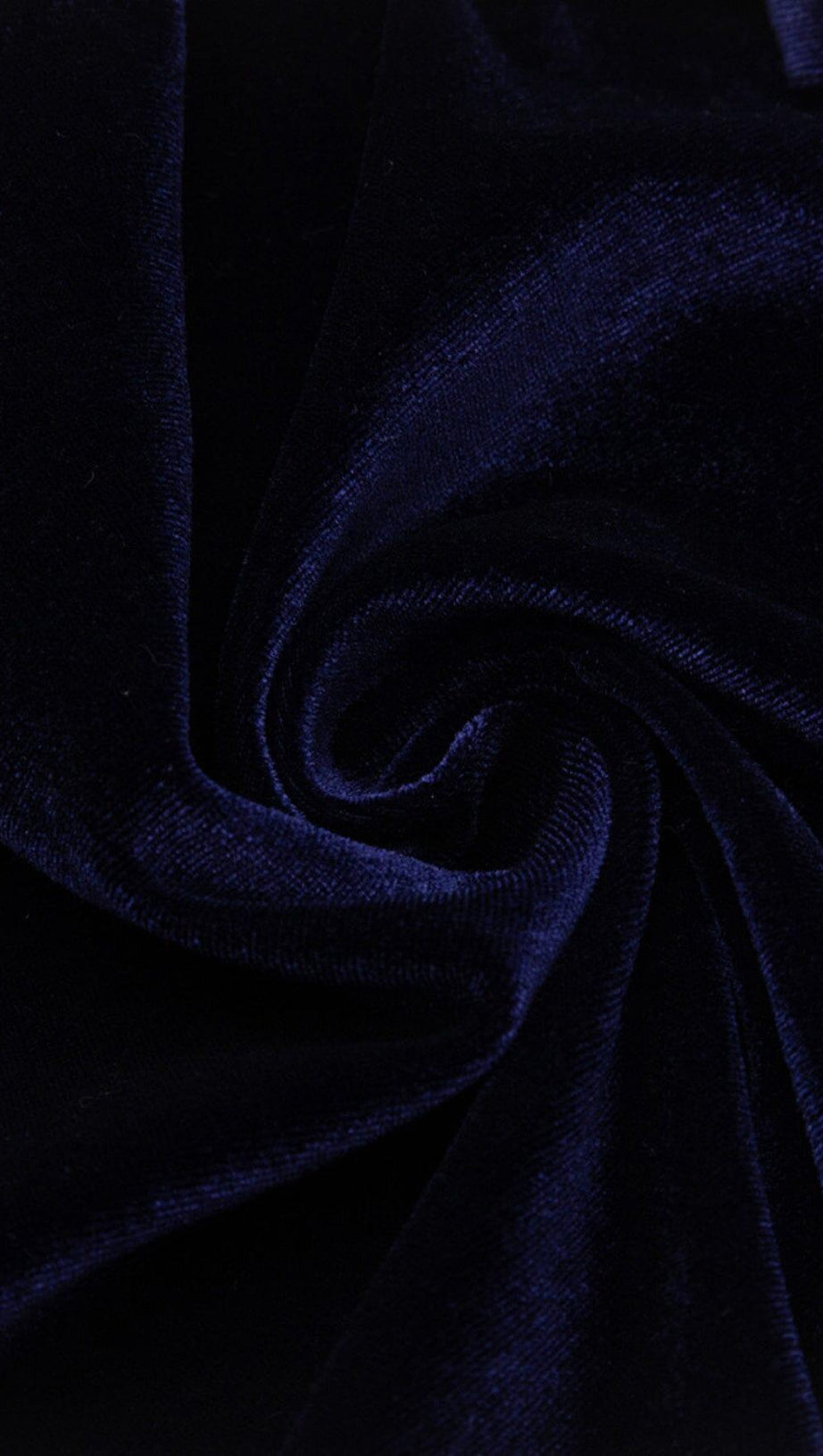 VELVET PLEATED SEQUINED MINI DRESS IN NAVY BLUE